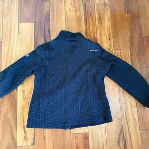 Women's Spyder Sweater Style Jacket Black XL